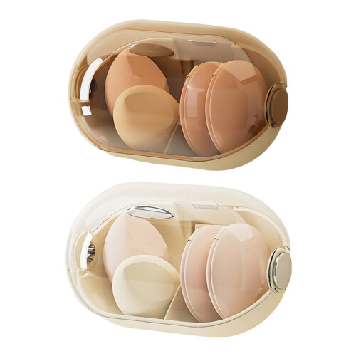Without Drill Hanging Toiletry Organizers Clear Top Keep-White 1