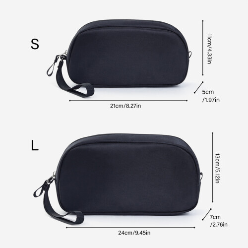 Multiple Compartment Electronics Storage Case Keeps-grey S 1