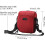 Bicycle Handlebar Bag - Unspecified - Red - Waterproof - 1680D Polyester - Multifunctional 3