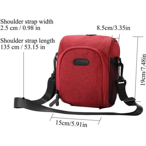 Bicycle Handlebar Bag - Unspecified - Red - Waterproof - 1680D Polyester - Multifunctional 2