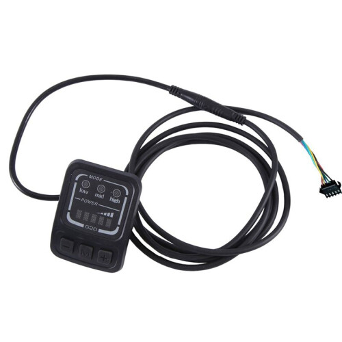 2X Electric Bicycle Display G20 LCD Display Control 24V 36V 48V Speed Meter Speedometer Wired SM Connector 1