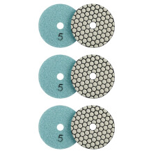 Pack of 6 Resin Bonds Diamonds Polishing Discs 80mm Grit-8cm 2K