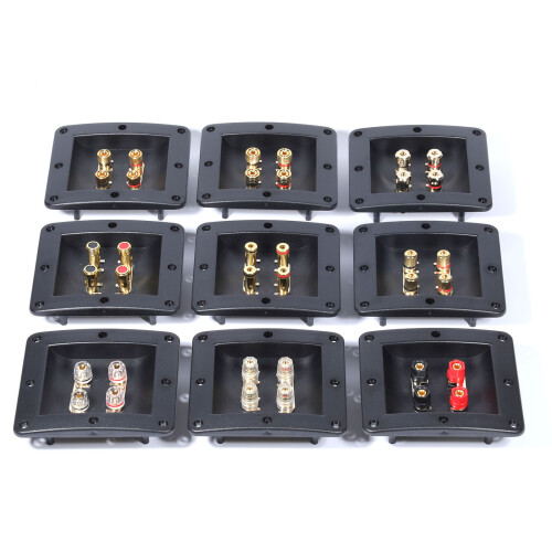 Flame Resistant Speaker Junction Box 4Way-threaded post 1