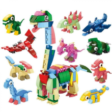 Dinosaur Series Building Block Mini Animals Ornament Model Assembling Building Block Toys For Boys Girls Educational Toys PP