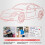 Paint Maintenance Pen Car Scratch Remover Tools Touch Up-Red 4