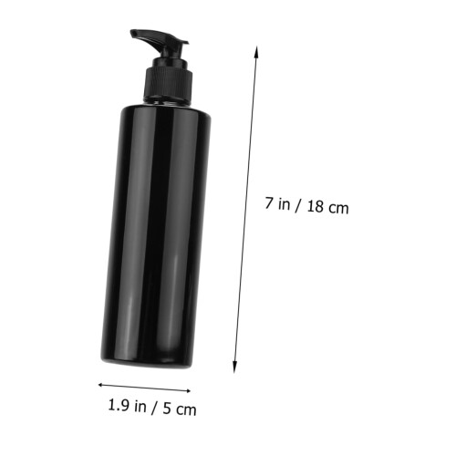 6pcs Refillable Plastic Lotion Pump Bottles with Easy Press LeakProof Design for Bathroom and Kitchen 1