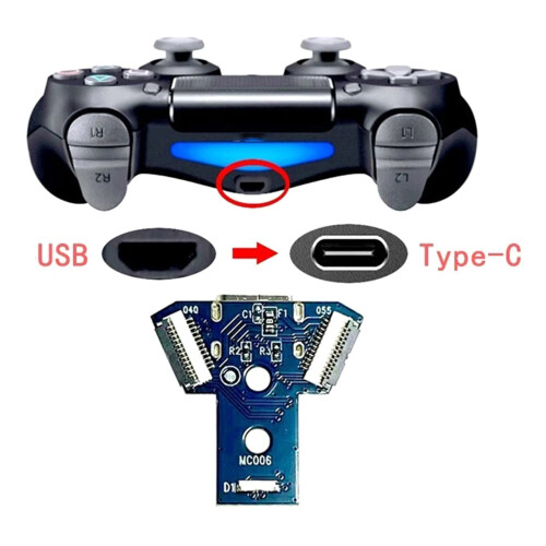 Type C Charging Port Upgrade Board for JDS-040 Controller-1 1