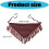Multipurpose Crochet Triangled Scarf With Polyester-Burgundy 2