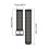 Universal 22mm Silicone Replacement Band Adjustable-white black 4
