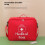 Pochette de rangement compacte pour fournitures de-S Rouge 4