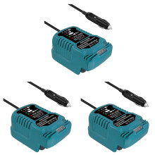 3X für Maikta BL1830 BL1840 BL1850 BL1840B BL1815 18 V Li-Ionen-Akku, Zigarettenanzünder-Stecker, -Ladegerät, Kfz-Ladegerät