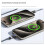 Fast Speed 100W USB C to USB C Charging Wire Clear Auto-Blue 2m 5