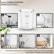 2X Wasserbehälter für Gesichtsdampfer Professional, Wasserbecher mit Großem Fassungsvermögen für Gesichtsdampfer Professional, Ersatz