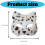 Plush Wolf Foxes Mask Plush Cats Half Face Mask Foxes-Black 4