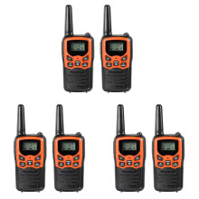 6Pcs Handheld Walkie Talkie Radio 22 Kanäle Set 10  Uhf 400-470 Mhz Dual Band Long Range Kommunikation Transceiver