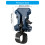 Drill Holder Belt Clip Locking Power Tool-  blue gray 4