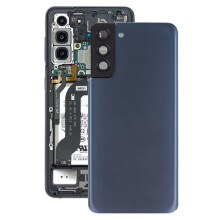 (blue) Cache arrière de la batterie pour Samsung pour Galaxy S21+ 5G
