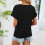 Damen-T-Shirt „Color Garden“ mit Spitzen-Patchwork,-Grau L 5