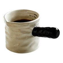 Eleganter Milchkännchen aus Porzellan für präzises-Schwarz