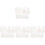 24Pcs Sturdy White Acrylic Blocks Portable Clear Stamp DIY Accessories 1