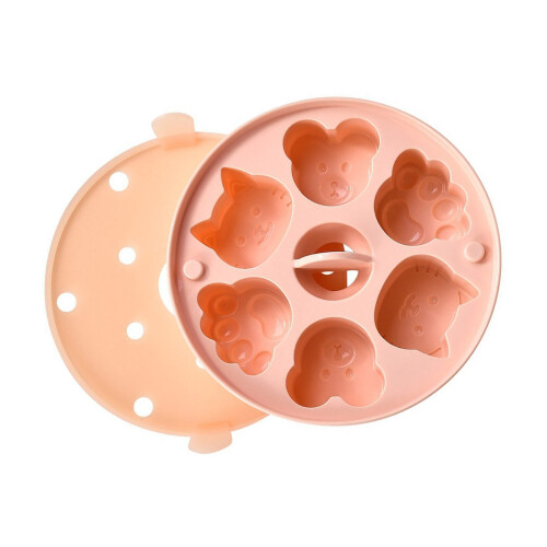 Multifunctional Silicone Cake Molds For Steaming Baking-Pink