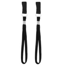 2Pcs Nylon Wrist Straps for Cane Walking Stick Black Comfortable Fit