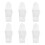 6Pcs Clear Automatic Watering Planter Pots for Indoor Seed Starter 1