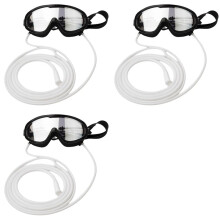 3X Hydrogen Glasses Eye Mask Hydrogen Suction Mask Cooling Glasses Hydrogen Generator Inhalation Machine Black