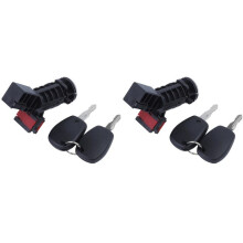2X Ignition Lock Cylinder & 4 Keys for Clio Dacia Logan Sandero 806016505R 80601-6505R