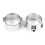 For  51MM Alloy Bottomless Handle  Double Ear Accessory Coffee Machine Accessories Without Filter Basket 3