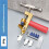 Professional Floor Tile Cutter Tool with Ergonomic Handle for 6