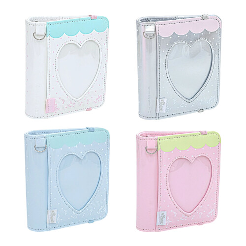 Adorable PU Leather Diary Planner with-patent leather powde 2