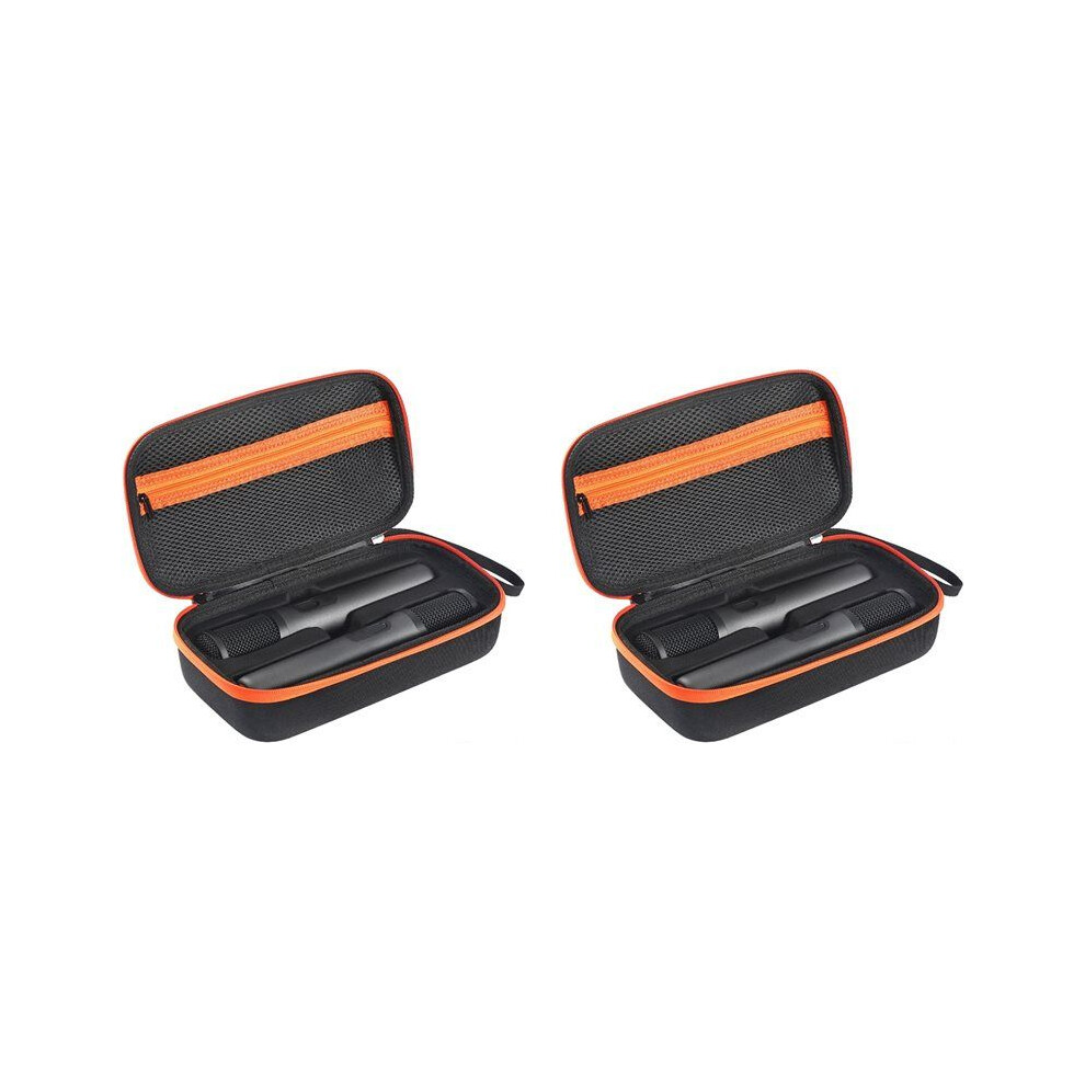 2X For Partybox Microphone Storage Bag Shockproof Eva Hard Case With Lanyard Anti-Scratch Organizer Box Bag For 6033116379047