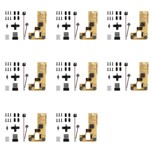 8X for Bamboo Lab DIY 3D Printing Wireless Mouse Kit Model 002 Computer Mouse Components with Printer Parts and Hardware