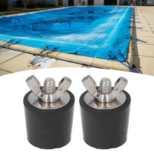 2Pcs Pool Rubber Plug 25mm Tapered Freeze Stopper Leak‑Resistant Seal Reusable Winterizing Plug for Spa and Swimming Pool