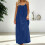 Women's Strap Backless Loose-fitting Resort  Long-10 XXXXXL 3