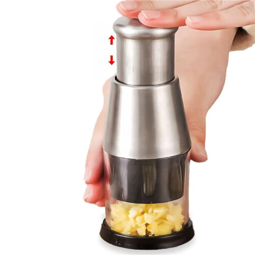 2X Garlic Press Multifunctional Manual Garlic Cutter for Mincing Garlic 1