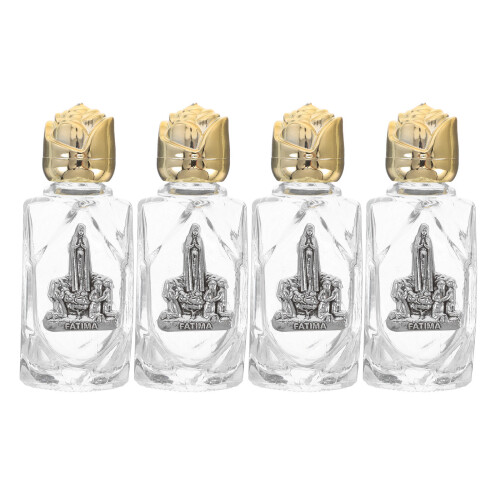4Stk Mini Wasser Flaschen Mit Gold Rose Für