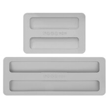 2Stk Silikon Toaster Abdeckung Für 2 Scheiben Grau Staubschutz Deckel
