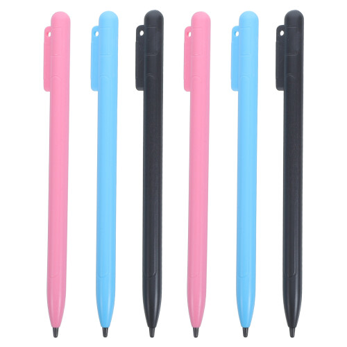 6Pcs Durable ABS Stylus Pens for Writing Tablets and Drawing Pads