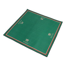 Waschbare Mahjong Spielmatte Grün Rutschfest Für Familienabende