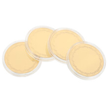 4Stk Herausforderung Münzen Blank 40Mm Kupfer Golden Gravurfähig Rund