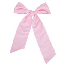 Soft Pink Fabric Wreath Sash Large Ribbon Bow for Front Door Decor
