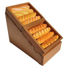 1Ensemble Ensemble Mini Pain Bois Multi Pour Meubles Maison De 1:12