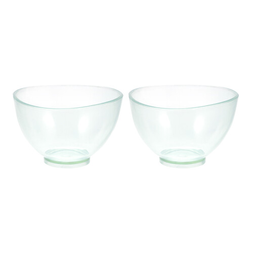 6Pièces Bols Dentaires En Caoutchouc Transparent Pour Usage