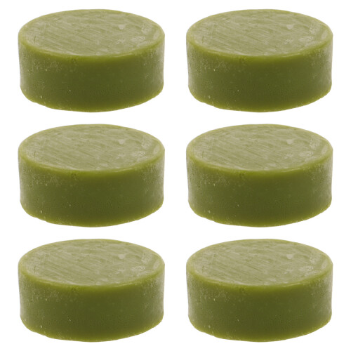 6Pcs Moisturizing Underarm Soap Bar Light Green Plant Soap