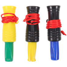 3Pcs Compact Outdoor Safety Whistles Multicolor Plastic Survival Gear