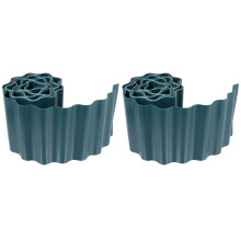 2 Bordure Pelouse Flexible Vert Plastique Qualité Jardin