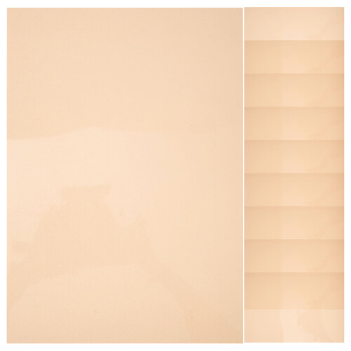 25Pcs Orange Colored Gel Sheets PVC Light Diffuser for Photography Use