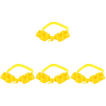 4Ensembles Sangles Résistantes Jaunes Pour Fixation Support Arbre